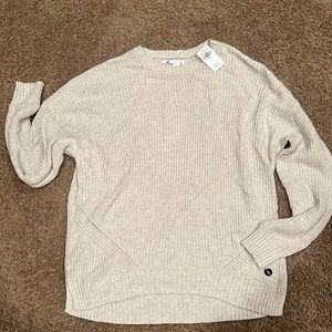 Hollister Cream Small sweater